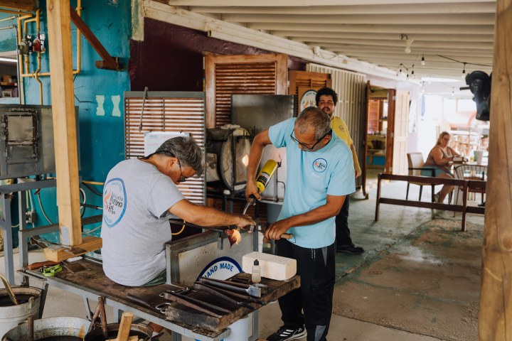 a man standing in a room