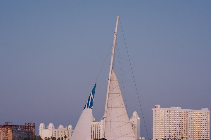 a large ship in a body of water